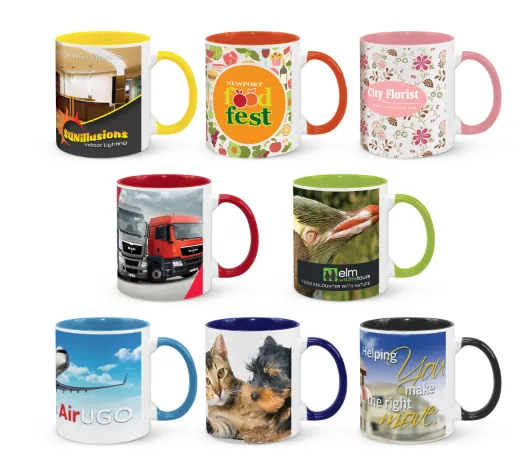 Colour-trim mugs