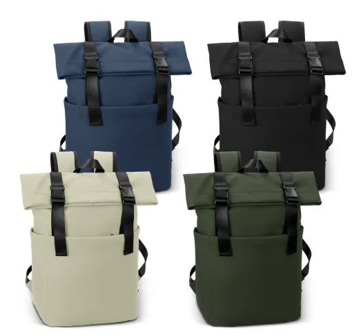 Roll-top backpacks