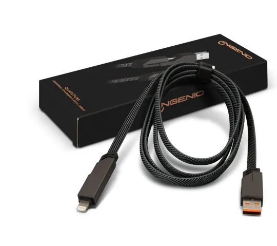 Branded charging cable gift set